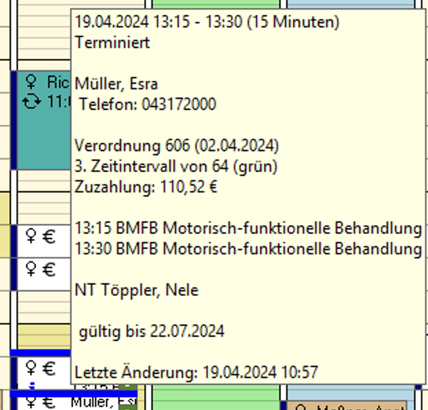SP/ST/TH: Blankoverordnung - Gültigkeit anzeigen