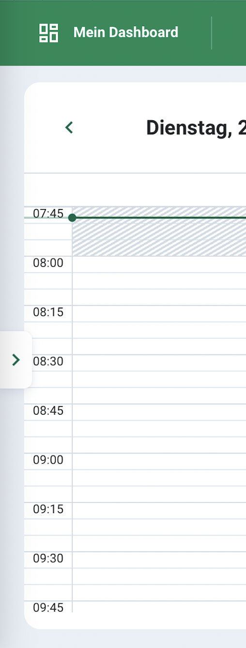 FLOW: Kalender der Kollegen auf dem Tablet sehen